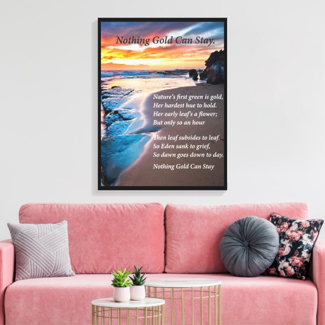 Sea Blue Canvas Print (Insitu(LivingRoom))