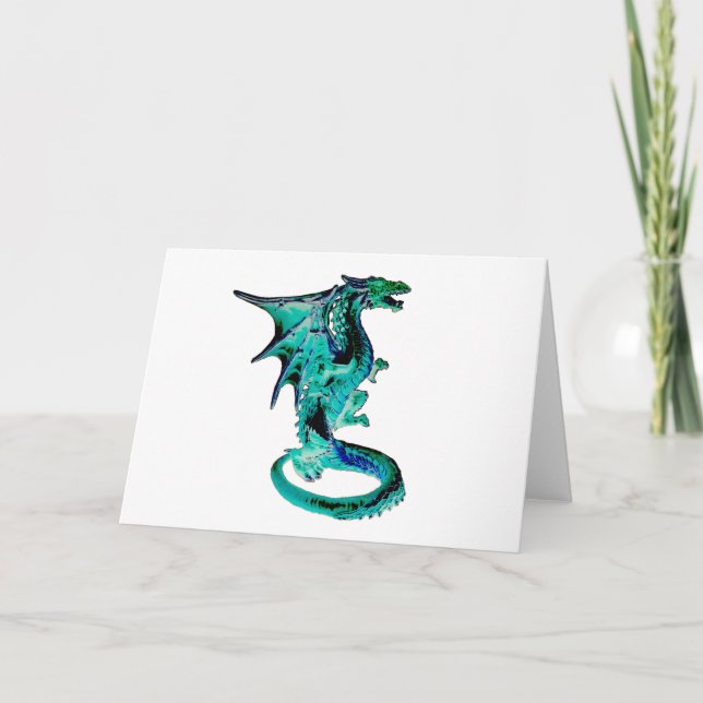 Sea Blue Dragon Magical Mythical Creature  Card (Front)
