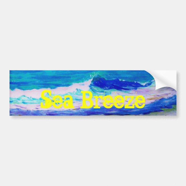 Sea Breeze Bumper Sticker (Front)