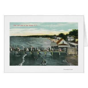 Sea Breeze Pier and Lake Scene