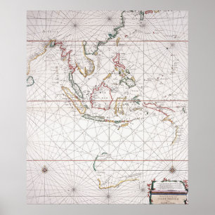 Sea chart East of India   Indonesia