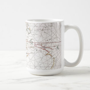 Sea chart East of India Indonesia Coffee Mug