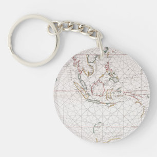 Sea chart East of India   Indonesia Key Ring