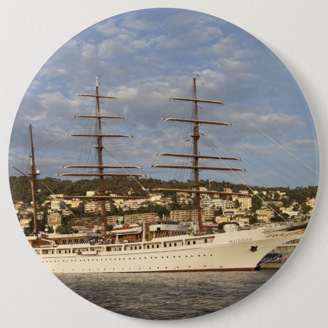 Sea Cloud II 6 Cm Round Badge (Front)