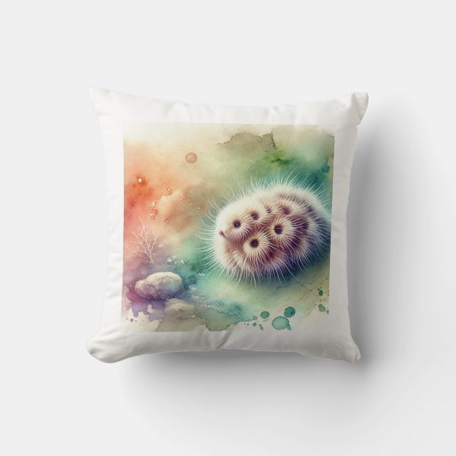 Sea cookie 170724AREF147 - Watercolor Cushion (Front)