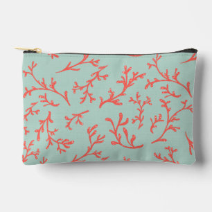 Sea Coral  Accessory Pouch