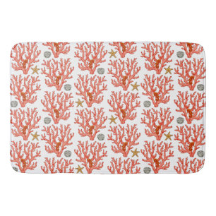 Sea coral bath mat