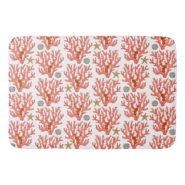 Sea coral bath mat (Front)
