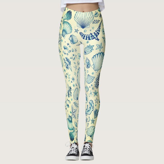 Sea Coral Leggings (Front)