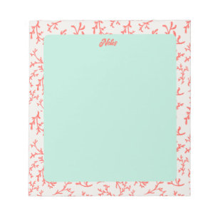 Sea Coral Notepad