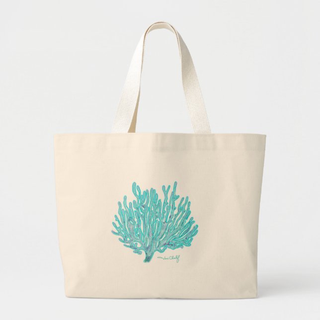 Sea coral tote bag (Front)