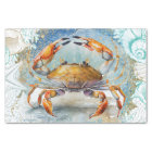 Sea Crab Shell Watercolor