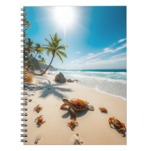 Sea Crabs on Tropical Beach – Serene Ocea Notebook