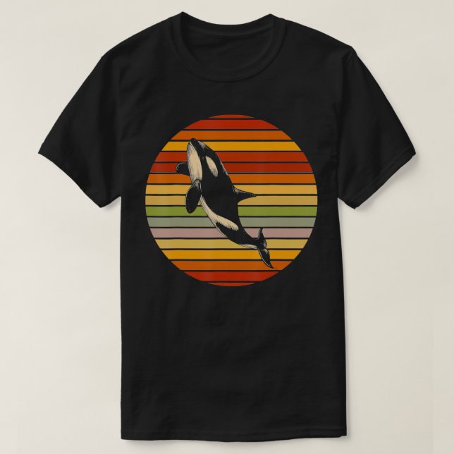 Sea Creature Animal Gift Orca  T-Shirt (Design Front)