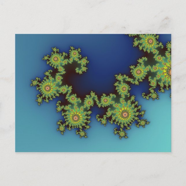 Sea Creature   - Fractal Postcard (Front)