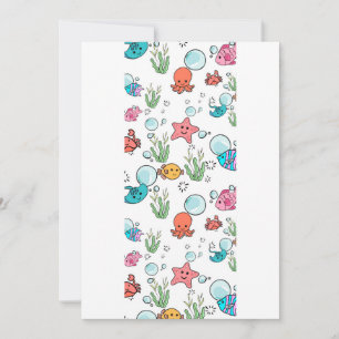 Sea creature gift, sea creature invitation