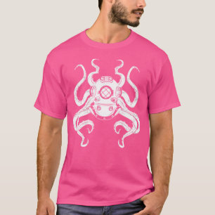 Sea Creature Ocean Animal Kraken Scuba Diving Octo T-Shirt