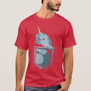 Sea Creature Ocean Animal Whale Lover Cute Pocket T-Shirt
