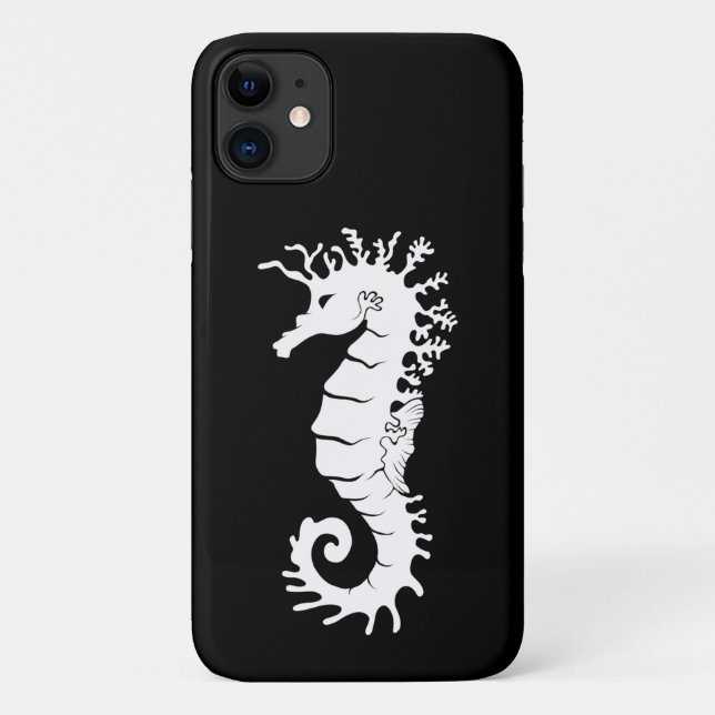 Sea Creature Silhouette - Seahorses Case-Mate iPhone Case (Back)