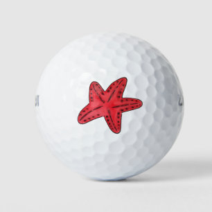 Sea Creature Starfish Golf Balls