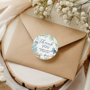 Sea Creatures Birthday Favour Tags