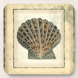 Sea Creatures by the Shore Coaster