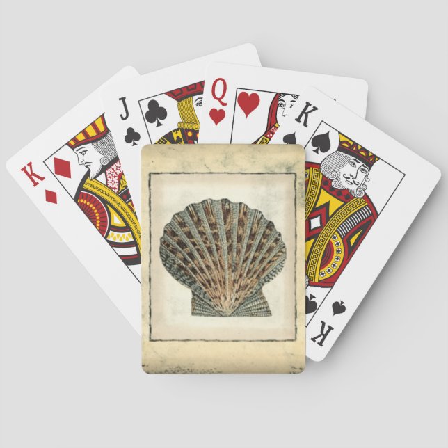 Sea Creatures by the Shore Playing Cards (Back)