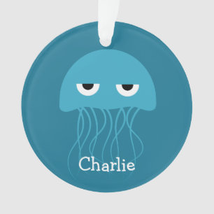Sea Creatures custom monogram ornament