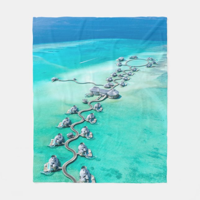 Sea Creatures Fleece Blanket (Front)