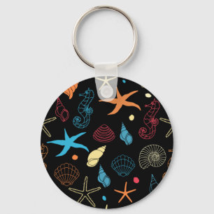 sea Creatures Key Ring