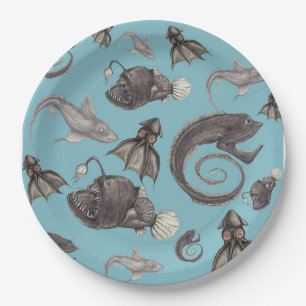 Sea Creatures Paper Plate