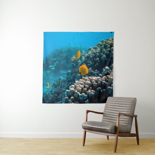 Sea Creatures Tapestry (In Situ)