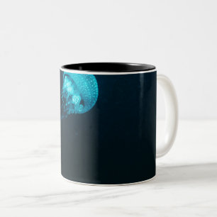 Sea Creatures Two-Tone Coffee Mug