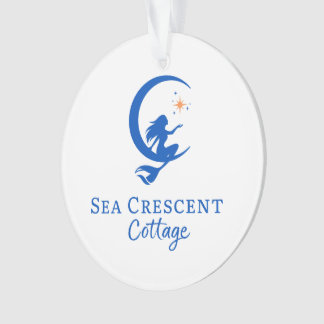 Sea Crescent Cottage Christmas Ornament