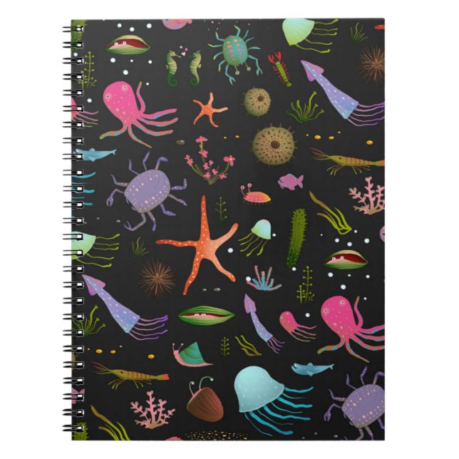 Sea Critters Pattern Notebook (Front)