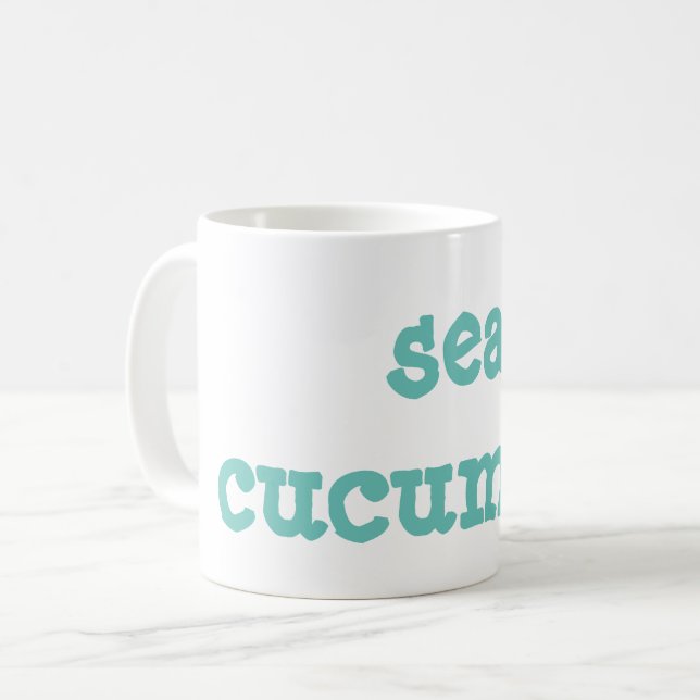 sea cucumber coffee mug (Front Left)