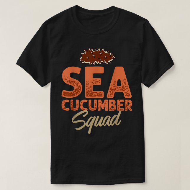 Sea Cucumber Red Chinese Orange Canada Cute T-Shirt (Design Front)