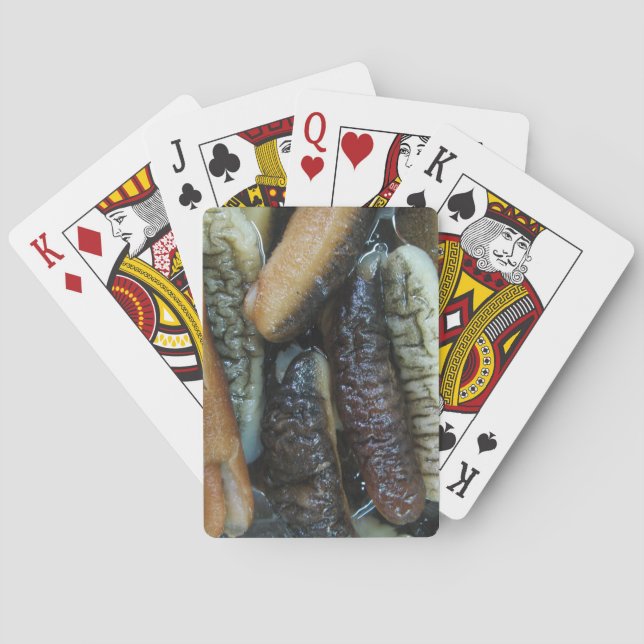 Sea Cucumber ... Yaowarat Market Food Playing Cards (Back)