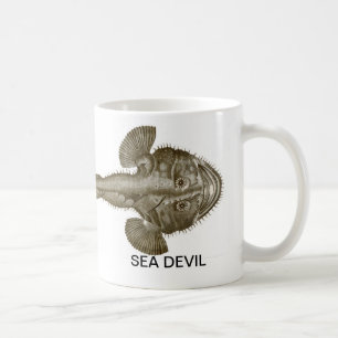 SEA DEVIL FISH COFFEE MUG