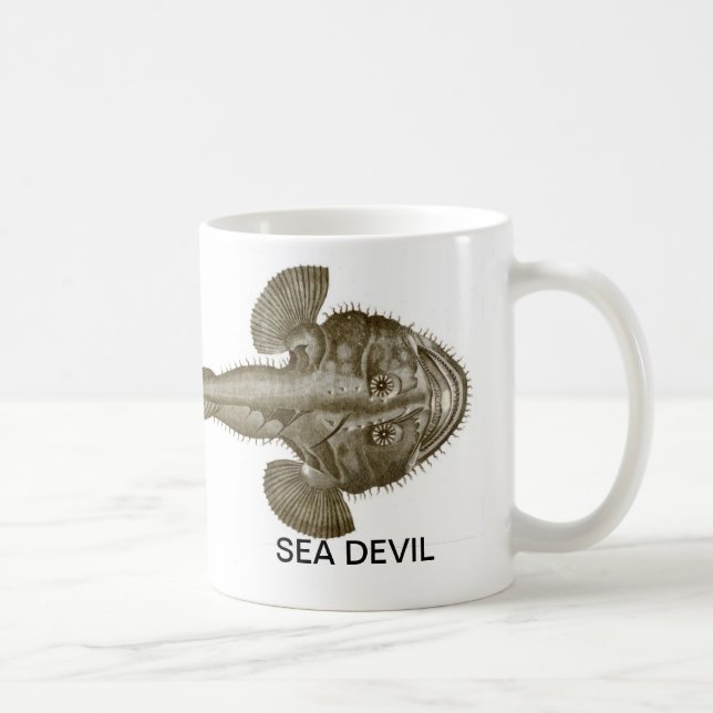 SEA DEVIL FISH COFFEE MUG (Right)