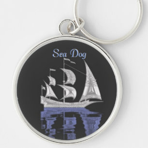 Sea Dog Nautical Key Chain