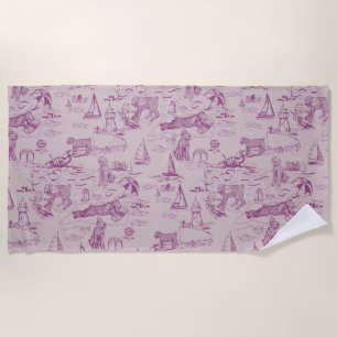 Sea Dog Toile Bouvier Des Flandres Beach Sand Towel