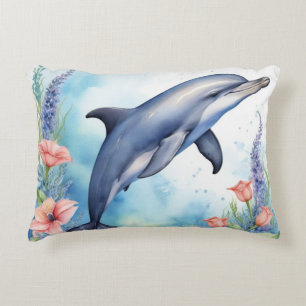 Sea Dolphin Decorative Cushion