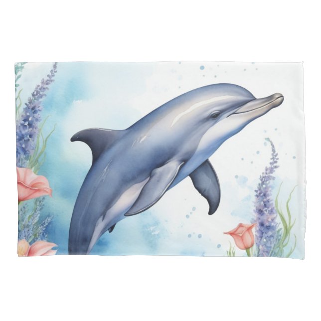 Sea Dolphin Pillowcase (Front)