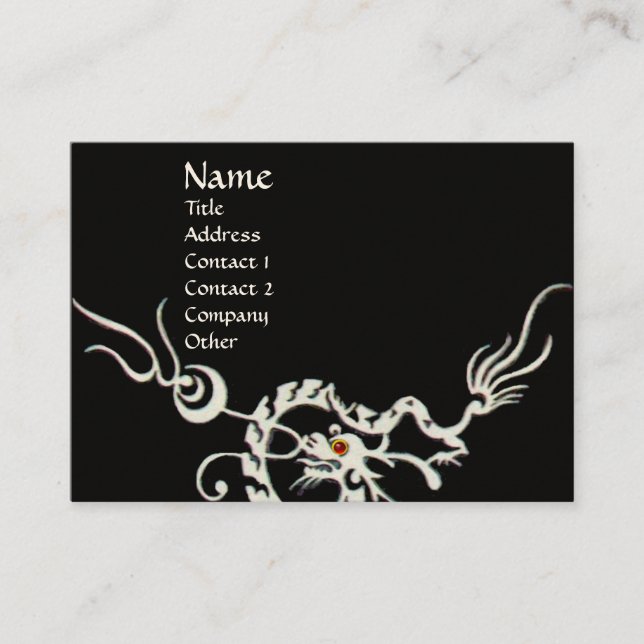 SEA DRAGON 2.,Beaty Salon  Day Spa Business Card (Front)