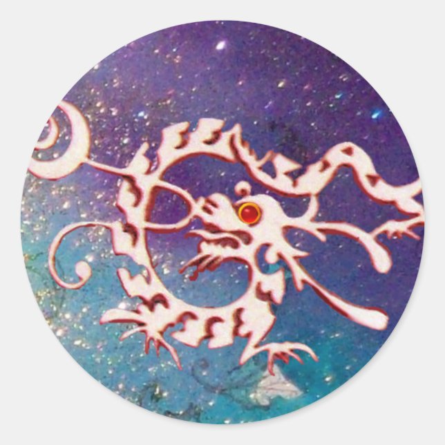SEA DRAGON 2 CLASSIC ROUND STICKER (Front)