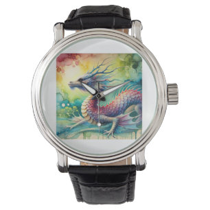 Sea Dragon 300724AREF124 - Watercolor Watch