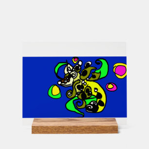 Sea dragon art acrylic sign