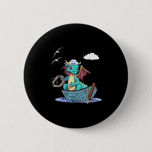 Sea Dragon Maritime Boat Sailor Sailor Sailor 6 Cm Round Badge