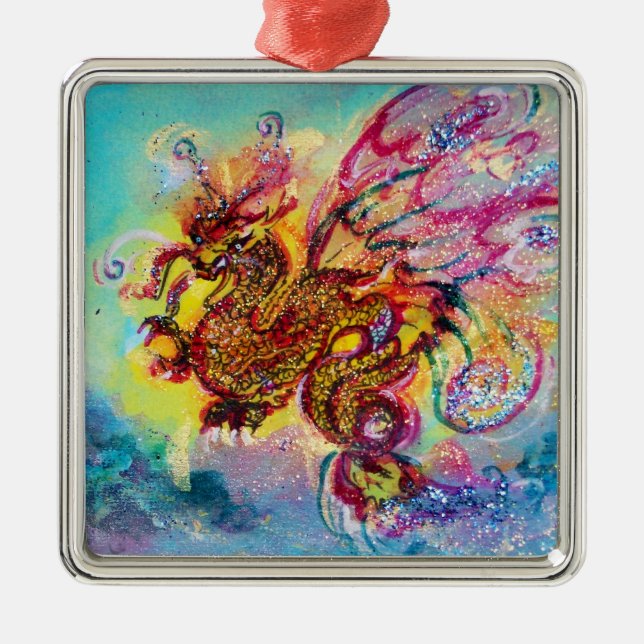 SEA DRAGON METAL TREE DECORATION (Front)